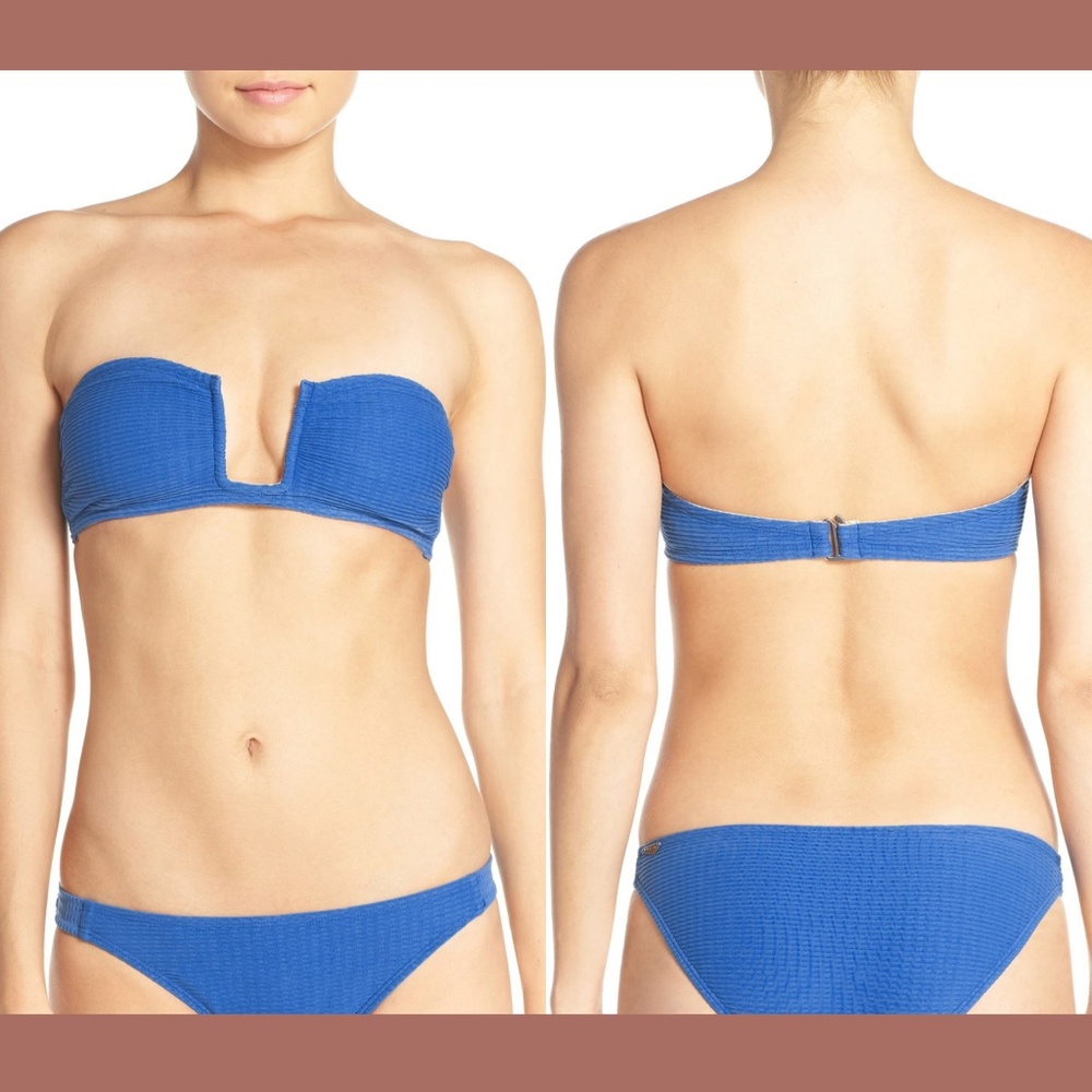 NWT $185 PRISM‎ 'Santa Margarita' Bandeau Bikini Top [Sz 40 ]